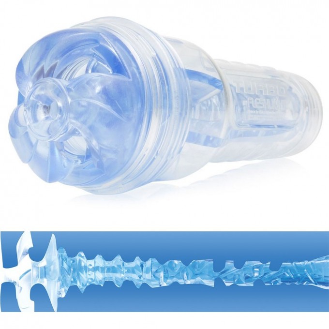Мастурбатор FLESHLIGHT TURBO THRUST голубой лед 11192